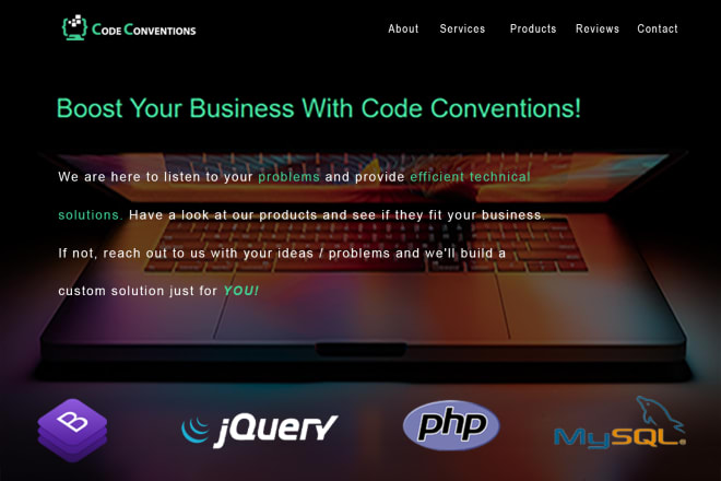I will build web application in bootstrap, jquery, php and mysql