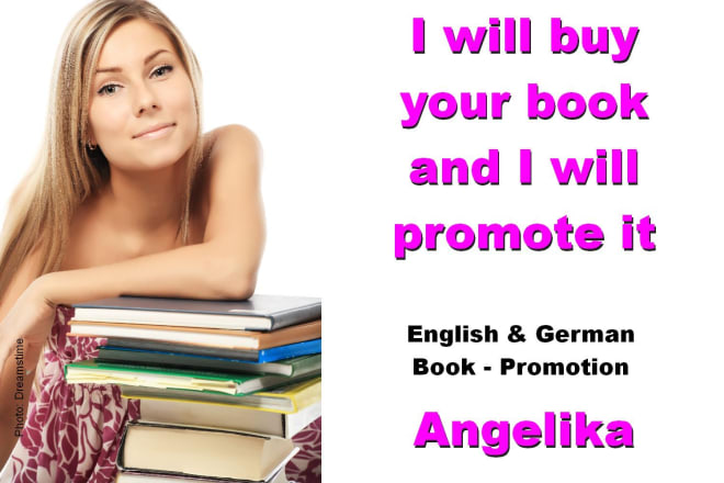 I will buy your book and promote it on social media