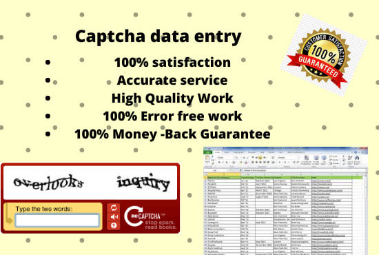 I will captcha data entry for you