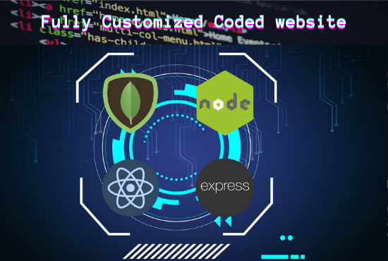 I will code full website from scratch using mern stack