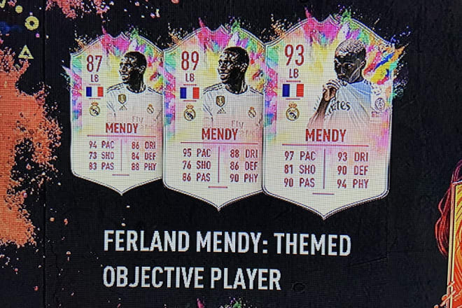 I will complete mendy objectives on FIFA playstation only