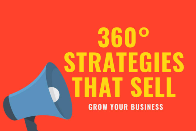 I will create 360 degree online offline marketing strategy
