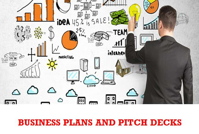 I will create a business plan with a pitch deck