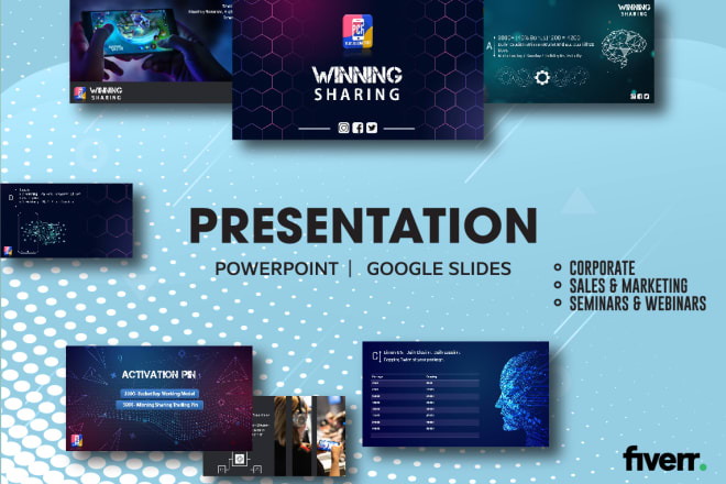 I will create a corporate powerpoint presentation design