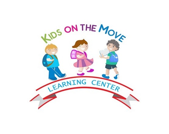I will create a fun and kid friendly logo for kids on the move learning center