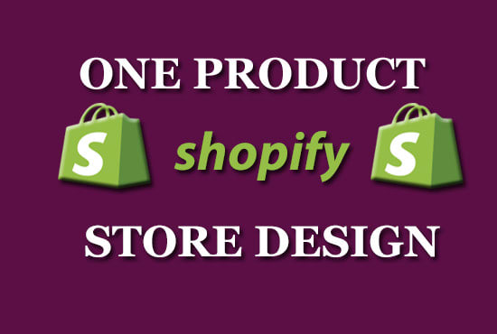 I will create a premium single product shopify store