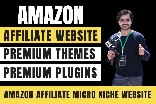 I will create a professional amazon affiliate niche website