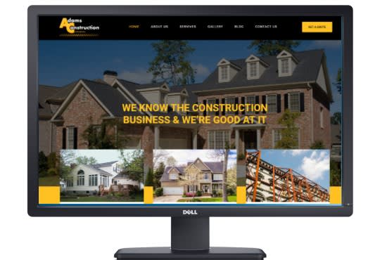 I will create a responsive contractor website design