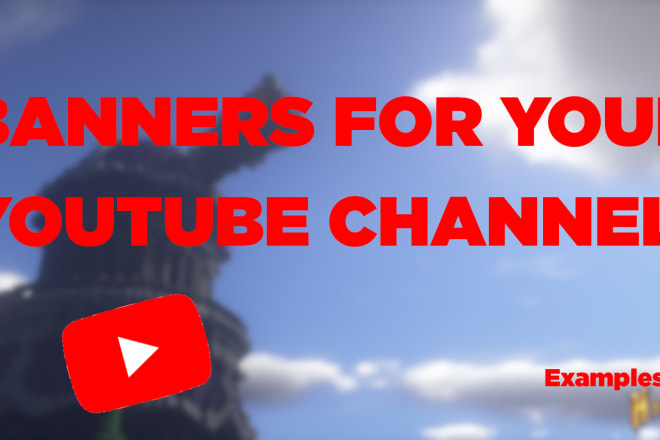 I will create a simple banner for your youtube channel