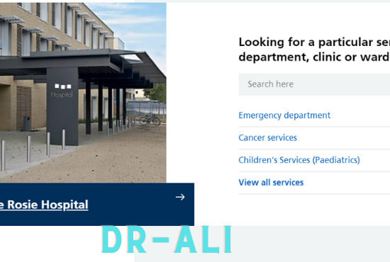 I will create a website for doctors, dentist, pharmacy or hospital