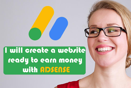 I will create a website ready to earn money with adsense