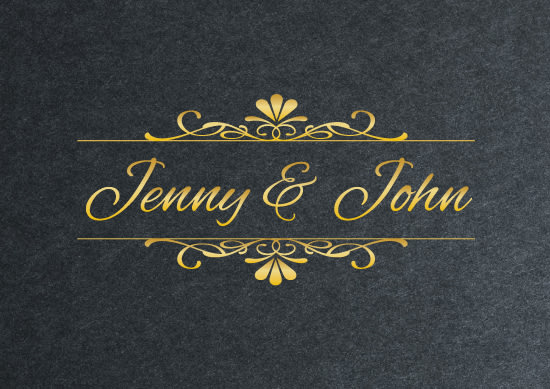 I will create an amazing and memorable wedding logo or monogram