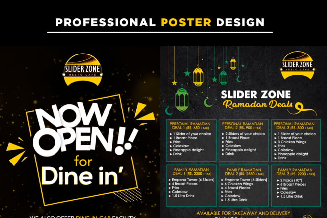 I will create an illustrated poster, banner, billboard for your business