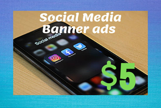 I will create appealing social media banner ads for you