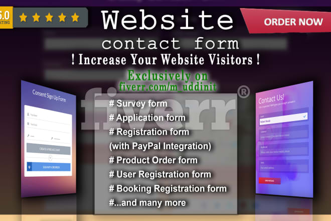 I will create awesome forms for your website