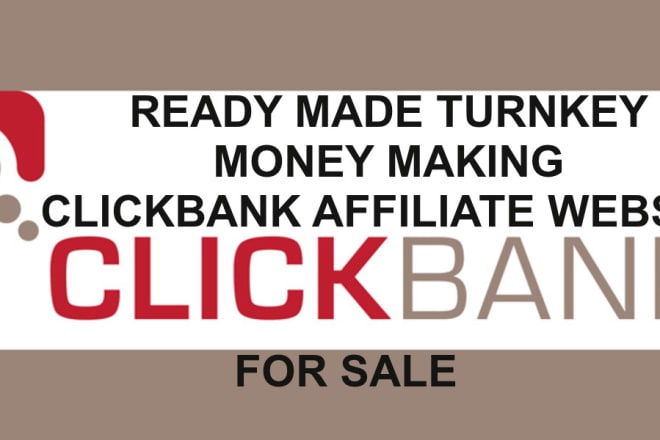 I will create clickbank affiliate money making website
