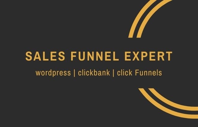 I will create clickbank click funnel affiliate marketing sales funnel
