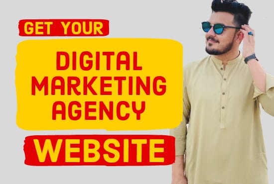 I will create digital marketing agency website in 24 hours