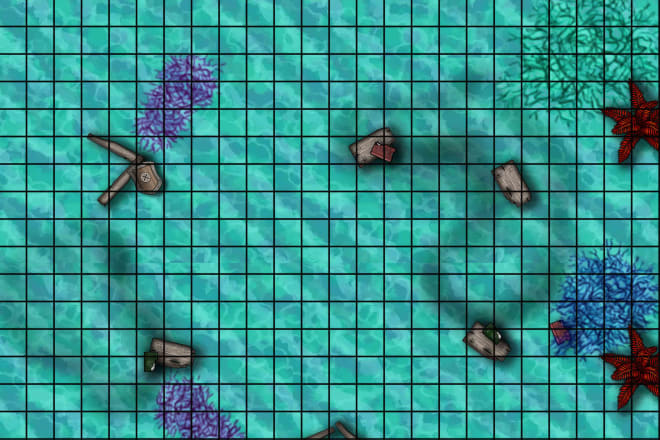 I will create dungeons and dragons battle maps for your game