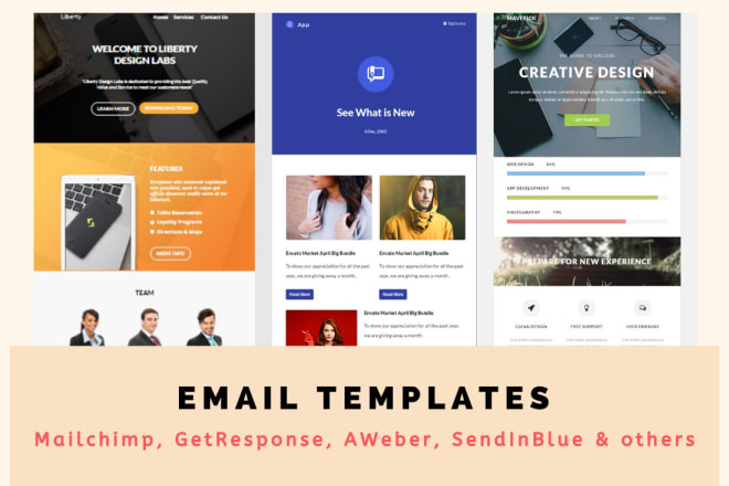 I will create editable HTML email template and configure email marketing campaign