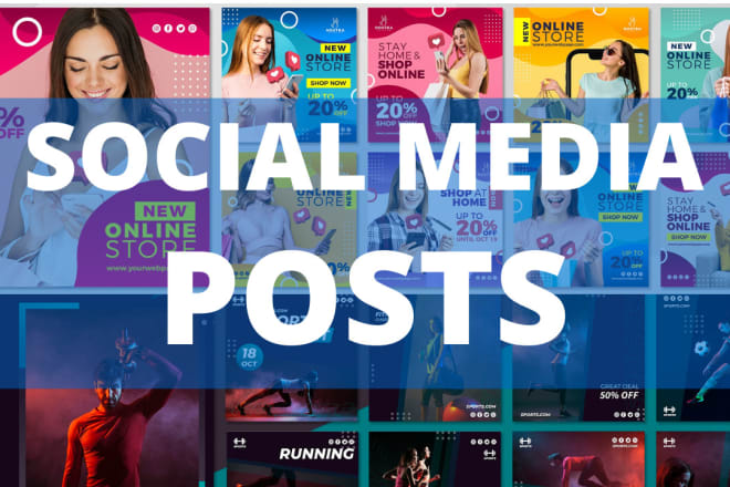 I will create engaging social media posts for your business