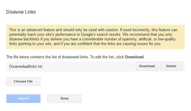 I will create google disavow file for recovering your penalties