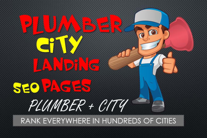 I will create local SEO city landing pages for plumbers