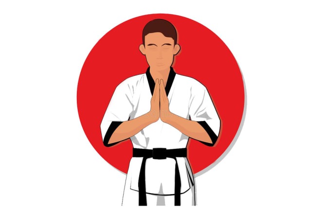 I will create martial arts logo design with fastest delivery