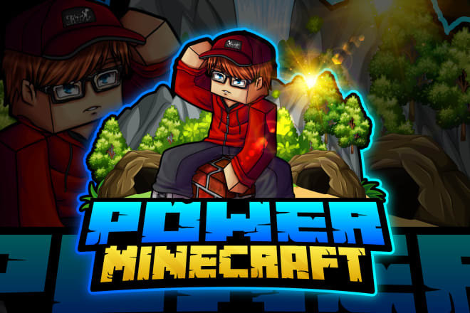I will create minecraft server logo discord and server icon