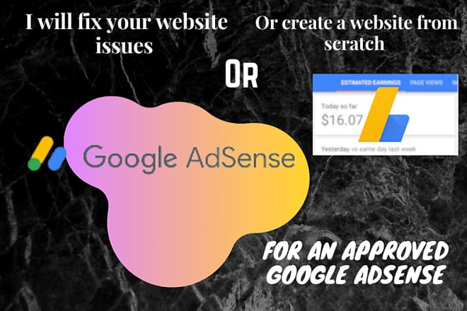 I will create or fix an authority website for adsense approval in any niche