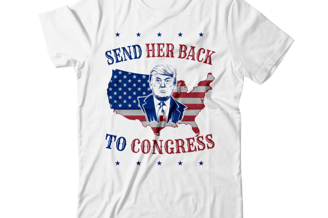 I will create political design t shirts