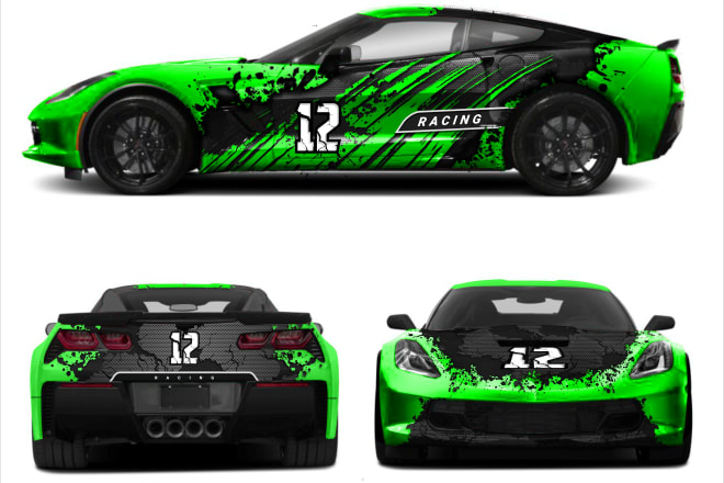 I will create professional car wrap and mockup for your vehicle