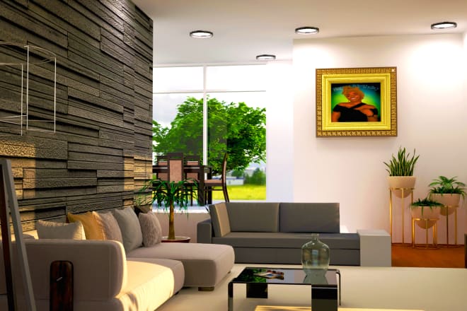 I will create realistic 3d interior renderings