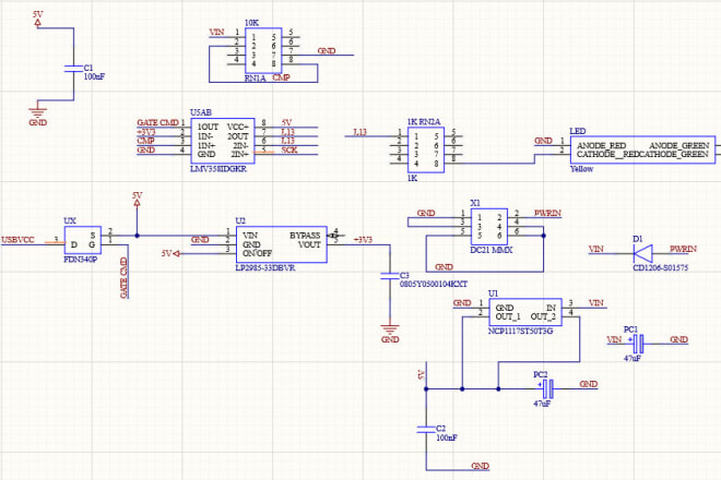 I will create schematics and pcb designs