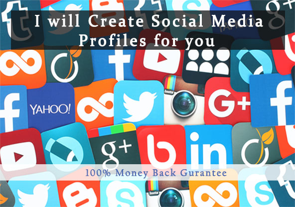 I will create social networking profiles