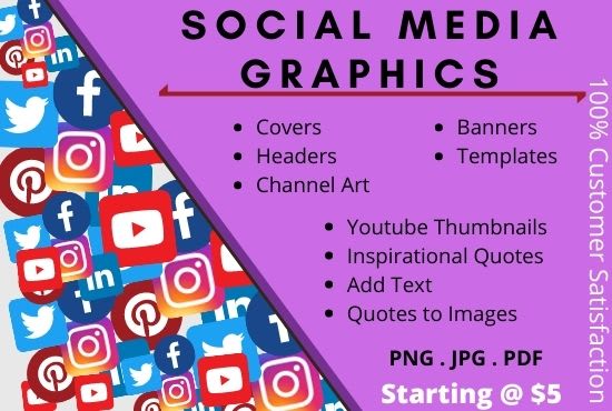 I will create stunning social media graphics