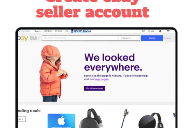 I will create US ebay seller account for you