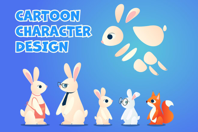 I will create vector characters of people or animals for game and animation