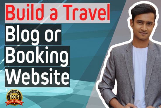 I will create you a professional travel blog website