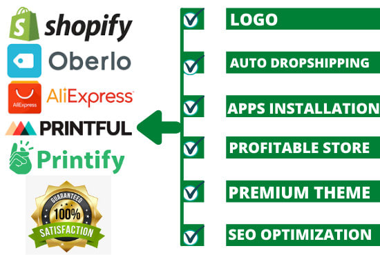I will create your automated dropshipping shopify store
