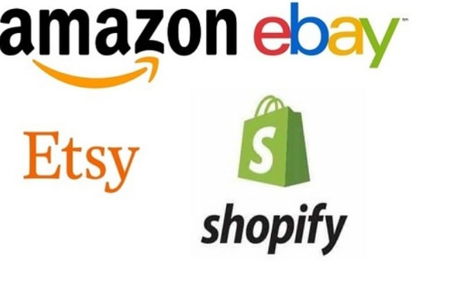 I will create your etsy shop, ebay store, amazon store and list your products