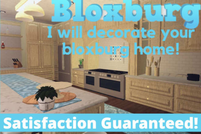 I will decorate your house on bloxburg