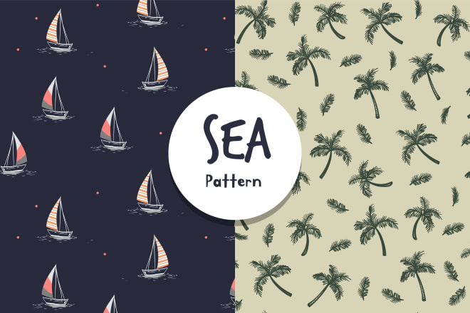 I will design 3 seamless pattern for wallpaper, background and etc