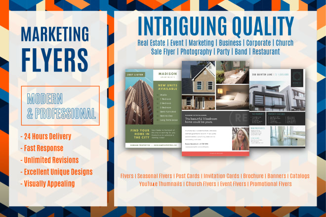 I will design a flyer, brochure design in HD quality