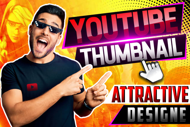 I will design a gaming youtube thumbnail