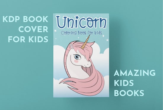 I will design a KDP book cover for kids