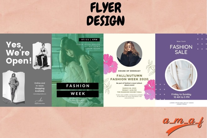 I will design a stylish flyer in 24 hours