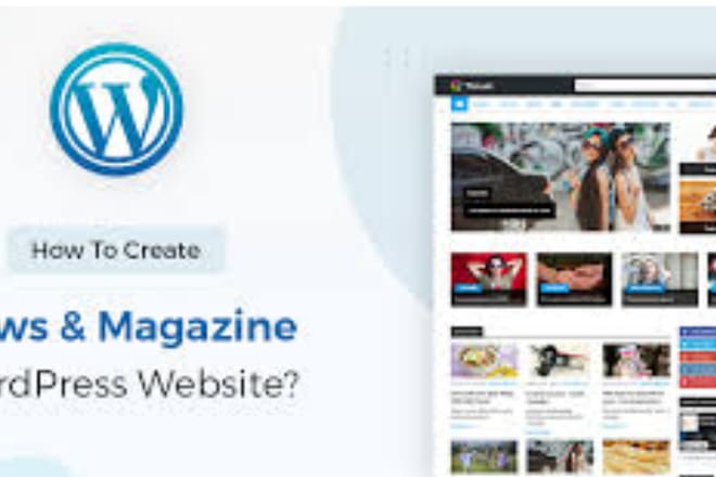 I will design a unique wordpress custom website, magazine and newspaper website