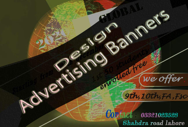 I will design advertisement banner in 24 hours