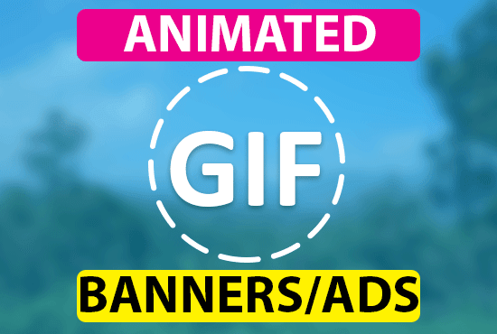 I will design amazing animated GIF and animated banner ads